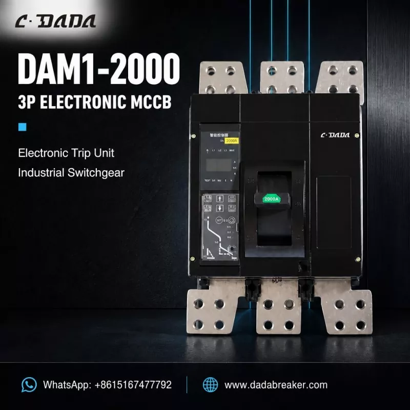 DAM1-2000 산업용 배전반용 3P 전자 MCCB | C·다다전기
